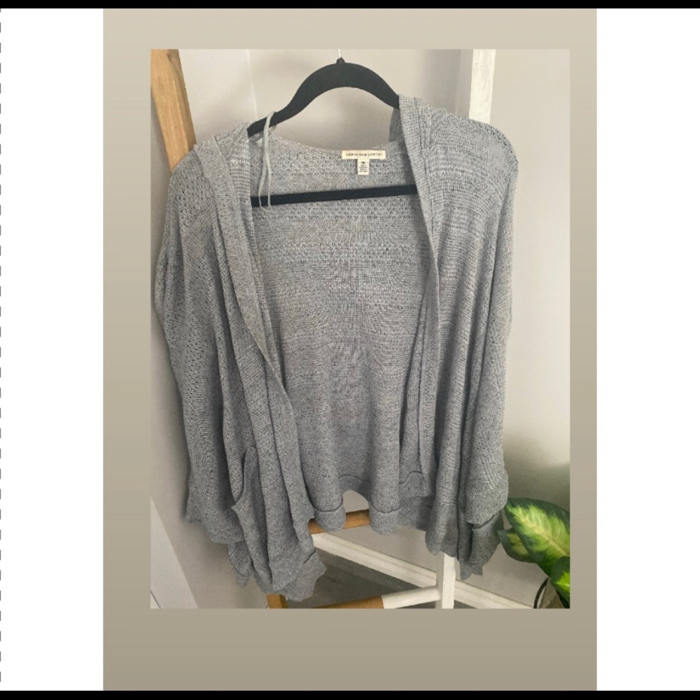 AMERICAN EAGLE hooded cardigan size medium